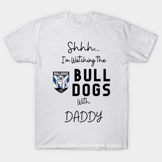 Canterbury Bulldogs T-Shirt by Lottz_Design 